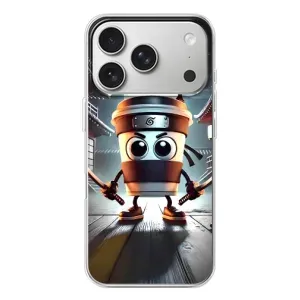 Чохол з мемом Тралалело тралала на iPhone 17 Pro (Капучіно асасіно)