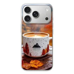 Чехол с уникальным дизайном «Осень с кофе» для iPhone 17 Pro (Кофе на природе)