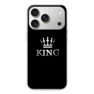 Чехол с Короной Айфон 17 Pro - (AlphaPrint) (KING)