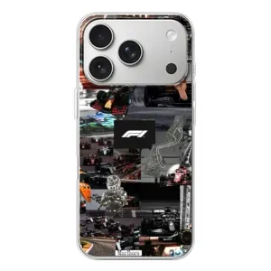 Чехол Формула1 на iPhone 17 Pro (Гоночный коллаж Ф1)
