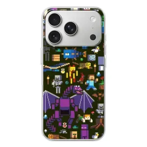 Чохол Майнкрафт на iPhone 17 Pro (AlphaPrint) Minecraft (Колаж Майнкрафт)