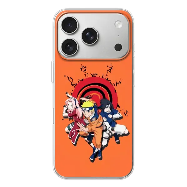 Чохол з принтом «команда Наруто» для iPhone 17 Pro