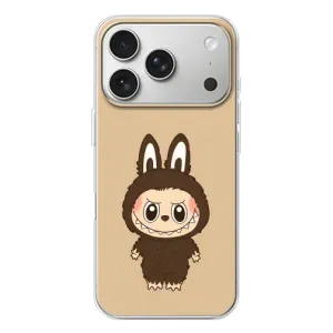 Чехол с Лабубу на iPhone 17 Pro (Bored Ape в красном)