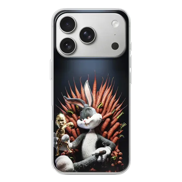 Чехол с принтом «Король Кролик» для iPhone 17 Pro