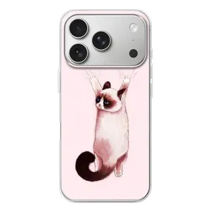 Чехол на Айфон 17 Pro с Котами (VPrint) (Котик падает)