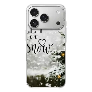 Новогодние, Праздничные Чехлы для iPhone 17 Pro - 2024 год (Let it snow)