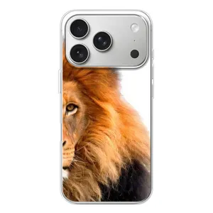 Чехлы с картинками животных iPhone 17 Pro (Лев грива)