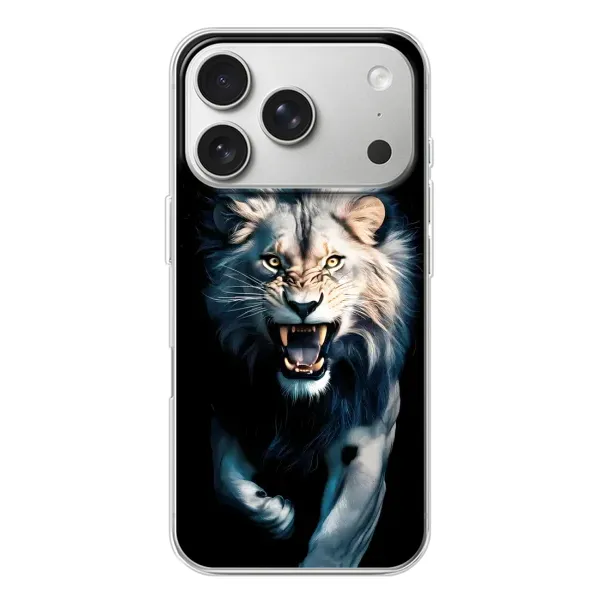 Чехол с принтом «Лев в темноте» для iPhone 17 Pro Чехол с принтом «Лев в темноте» для iPhone 17 Pro