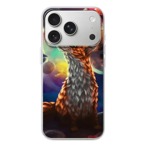 Чохол з принтом «Лисичка в космосі» для iPhone 17 Pro Чохол з принтом «Лисичка в космосі» для iPhone 17 Pro