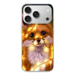 Чохли з картинкою Лисичка для iPhone 17 Pro (VPrint) (Лисичка в гірляндах)