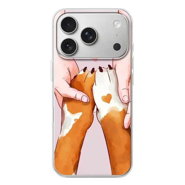 Чехол с принтом «Любовь к собакам» для iPhone 17 Pro