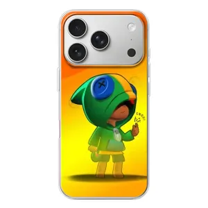 Чехол для iPhone 17 Pro Бравл Старс (VPrint) (Хлопчик Леон)