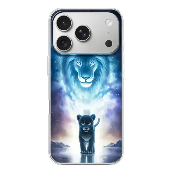 Чехол с принтом «Маленький лев» для iPhone 17 Pro
