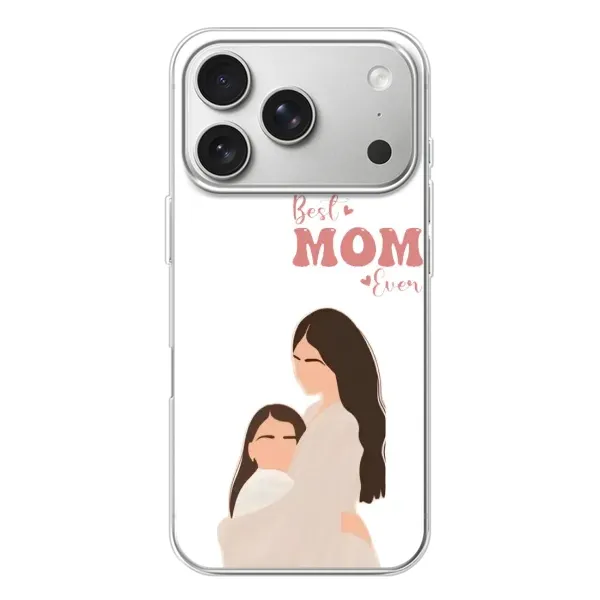 Чехол с принтом «Мама и дочка» для iPhone 17 Pro