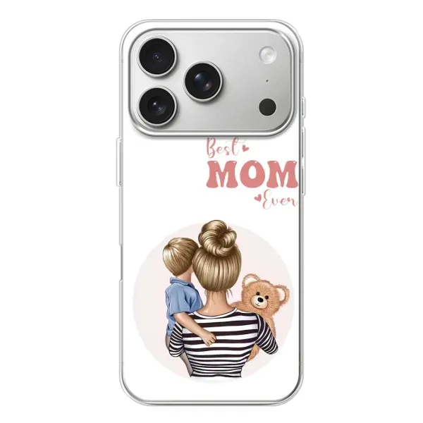 Чехол с принтом «Мама и сын» для iPhone 17 Pro