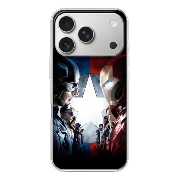 Чохол з принтом «Марвел стайл» для iPhone 17 Pro