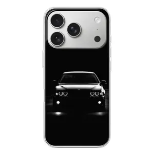 Чехол для Айфон 17 Pro - с принтом БМВ (AlphaPrint) (Машина BMW)
