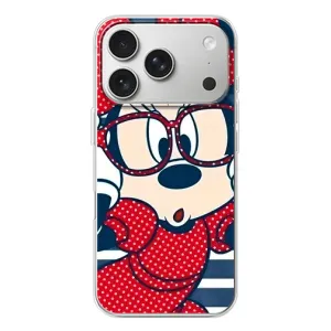 Эксклюзивный чехол для iPhone 17 Pro (AlphaPrint - Мультяшные) (Маус в очках)
