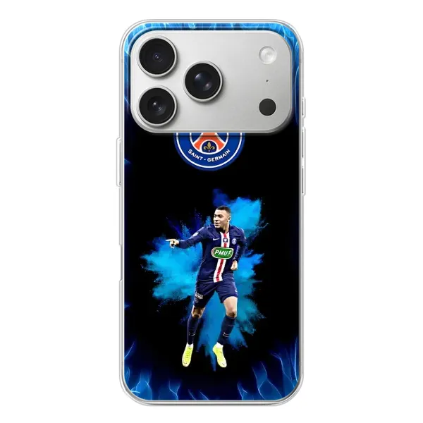 Чехол с принтом «Мбаппе в огне» для iPhone 17 Pro