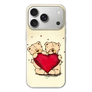 Чехлы для любимой на Айфон 17 Pro (VPrint) (Медвежата)