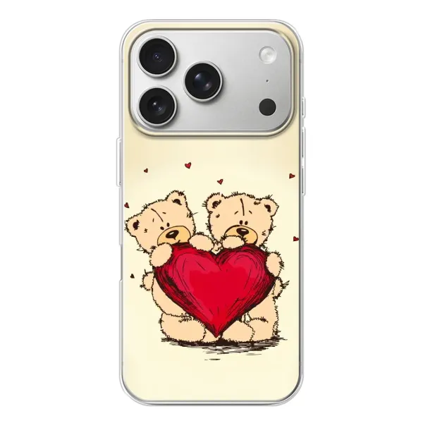 Чохол з принтом «Медвежата» для iPhone 17 Pro