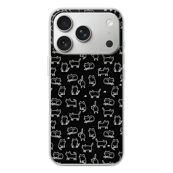 Чохол з принтом «Маленькі котики» для iPhone 17 Pro