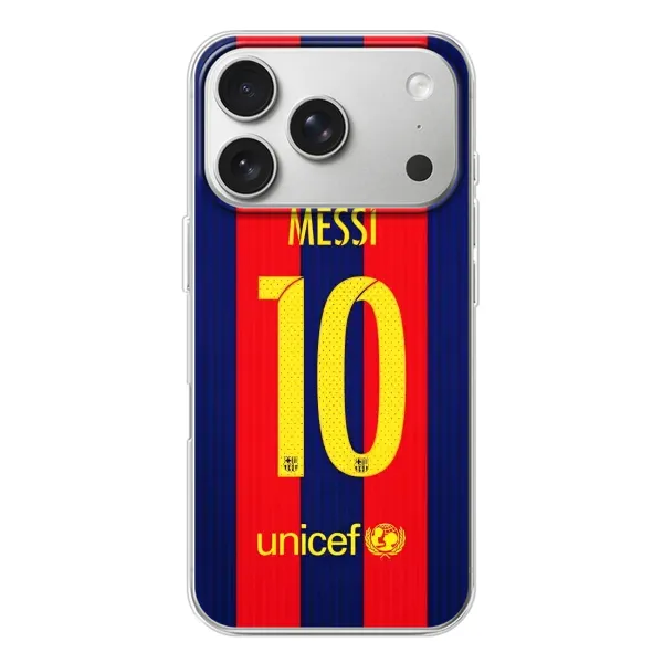 Чохол з принтом «Messi Barca 10» для iPhone 17 Pro Чохол з принтом «Messi Barca 10» для iPhone 17 Pro