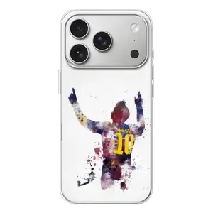 Чехлы Месси для iPhone 17 Pro (AlphaPrint) (Messi Barca)