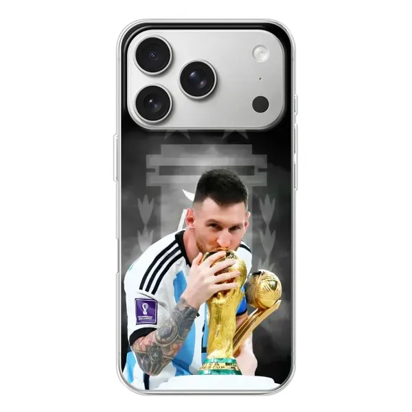 Чохол з принтом «Мессі Чемпіон» для iPhone 17 Pro