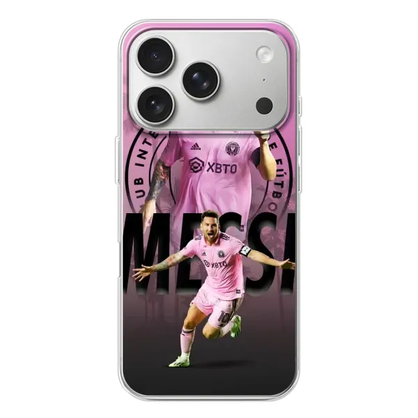 Чохол з принтом «Messi Miami» для iPhone 17 Pro