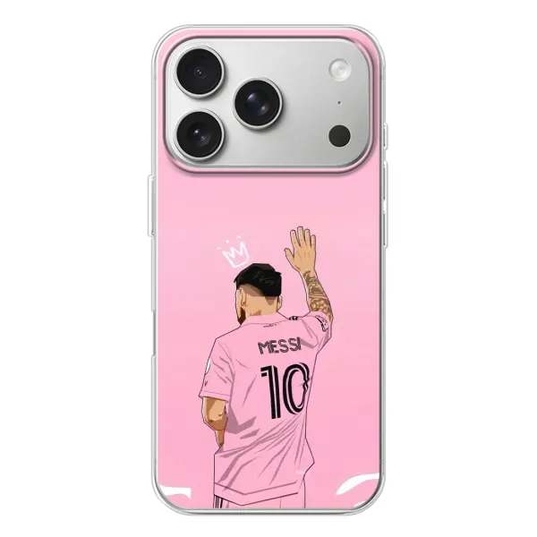 Чохол з принтом «Мессі Маямі» для iPhone 17 Pro