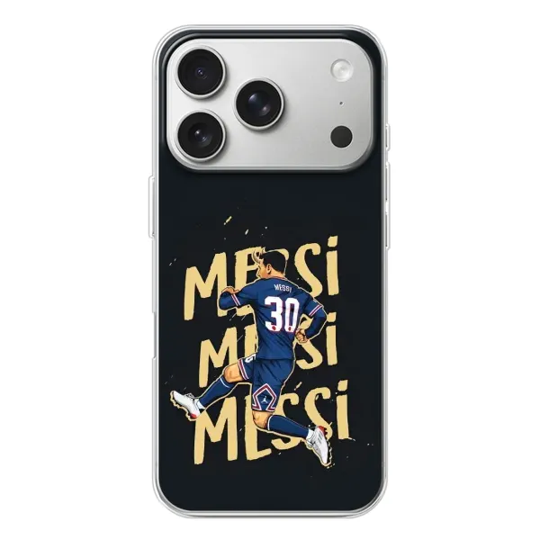 Чохол з принтом «Messi ПСЖ» для iPhone 17 Pro