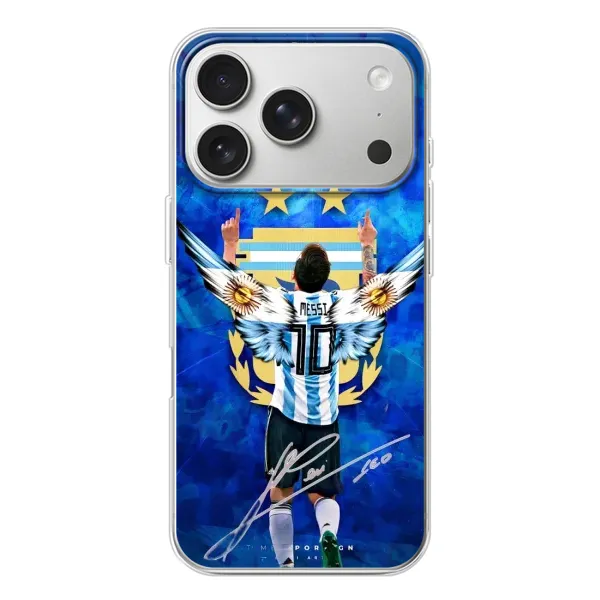 Чохол з принтом «Мессі збірна» для iPhone 17 Pro
