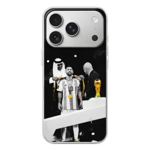 Чехлы для iPhone 17 Pro (Leo чемпион) (AlphaPrint) (Месси в накидке)