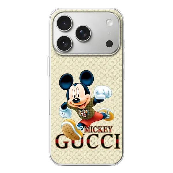 Чехол с принтом «Mikki Gucci» для iPhone 17 Pro