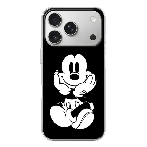 Чохол з принтом «Маус на чорному» для iPhone 17 Pro