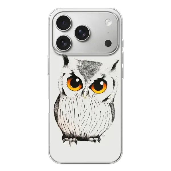 Чохол з принтом «Мила Сова» для iPhone 17 Pro Чохол з принтом «Мила Сова» для iPhone 17 Pro