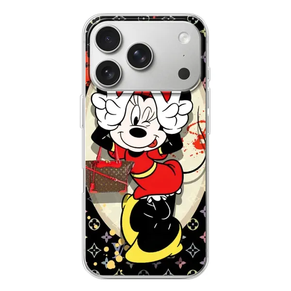Чехол с принтом «Минни peace» для iPhone 17 Pro
