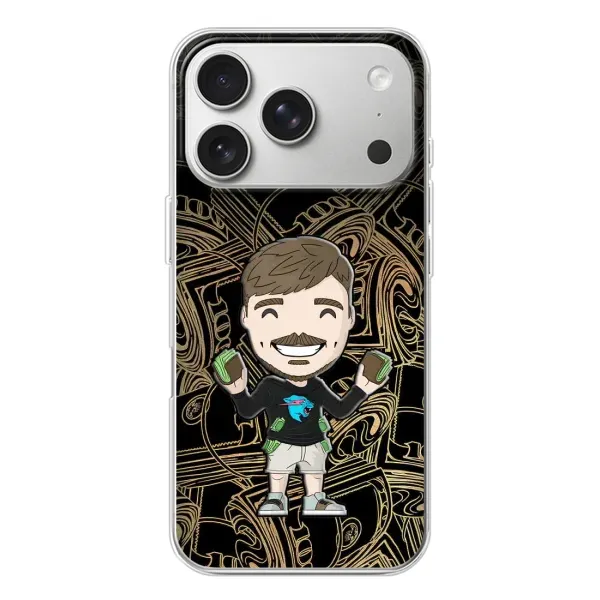 Чехол с принтом «Mister Beast» для iPhone 17 Pro