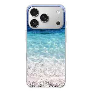 Силиконовый чехол с КАРТИНКАМИ лето для iPhone 17 Pro (AlphaPrint) (Море)