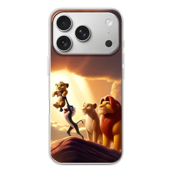 Чохол з принтом «Сімба на презентації» для iPhone 17 Pro