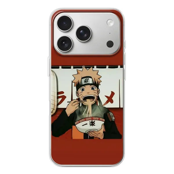 Чохол з принтом «Наруто с лапшой» для iPhone 17 Pro Чохол з принтом «Наруто с лапшой» для iPhone 17 Pro