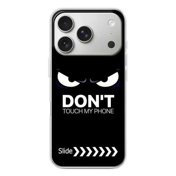 Чехол с принтом «Не трогай телефон» для iPhone 17 Pro Чехол с принтом «Не трогай телефон» для iPhone 17 Pro