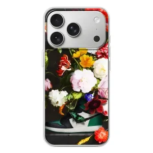 Брендновые Чехлы для iPhone 17 Pro - (PREMIUMPrint) (Nike цветы)