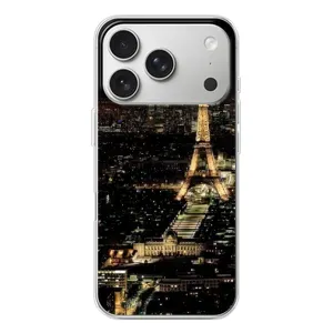 Чехол Эйфелева Башня для iPhone 17 Pro - (AlphaPrint) (Ночной Париж)