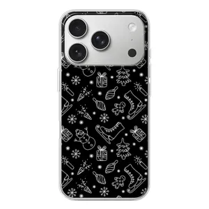 Новогодние, Праздничные Чехлы для iPhone 17 Pro - 2024 год (Новогодний фон)
