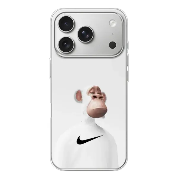 Чехол с принтом «обезьяна NFT Nike» для iPhone 17 Pro