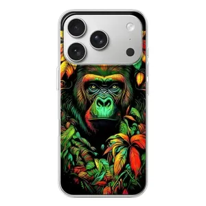 Чехол с Обезьянами iPhone 17 Pro - (AlphaPrint) (Обезьяна в тропиках)
