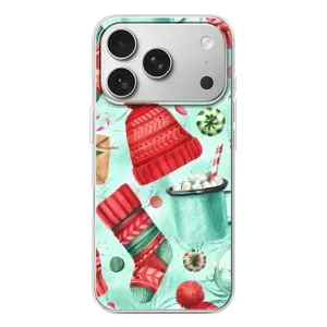 Новогодние Чехлы для Айфон 17 Pro (VPrint) (Одежда НГ)