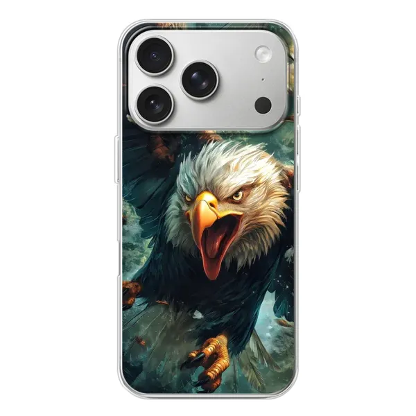Чехол с принтом «Орел в полете» для iPhone 17 Pro Чехол с принтом «Орел в полете» для iPhone 17 Pro